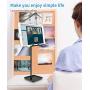 Cell Phone Stand for Desk,Height Angle Adjustable Phone Stand,Deep Dream Desktop Sturdy Aluminum Metal Phone Holder,Compatible with iPhone/iPad/Kindle/Mobile Phone/Tablet,4-13in