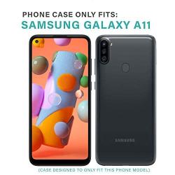 CasemartUSA Phone Case for [Samsung Galaxy A11], [Alloy Series][Black] Aluminum Metal Plate Military Grade Shockproof Protective Cover for Samsung Galaxy A11 (Verizon, AT&T, Metro, T-Mobile)