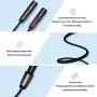 Headphone Splitter Adapter, FOBOIU Headset Splitter Separate Headphones and Mic Jack, 3.5mm Splitter Plug Compatible for PS4, Xbox One, Laptops, PC Gaming Headset, Tablet, Smartphone (2 Pack, Brown)