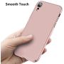 TORRAS Slim Fit iPhone XR Case, Ultra-Thin Hard Plastic Full Protective Cover with Matte Finish Grip Phone Case for iPhone XR 6.1inch (2018), Rose Gold