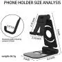 MUNSKT Adjustable Phone Stand, Tablet Stand, Cell Phone Stand, Desktop Phone Holder Cradle Dock Compatible with iPhone Xs Xs Max Xr X 8 7 6 6s Plus, iPad, Tablets. (Black + Pink + Blue 3pack) MUNSKT Adjustable Phone Stand, Tablet Stand, Cell Phone Stand, Desktop Phone Holder Cradle Dock Compatible with iPhone Xs Xs Max Xr X 8 7 6 6s Plus, iPad, Tablets. (Black + Pink + Blue 3pack)