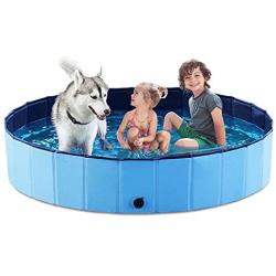 Jasonwell Foldable Dog Pet Bath Pool Collapsible Dog Pet Pool Bathing Tub Kiddie Pool for Dogs Cats and Kids