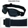 ROAR Motorcycle/Bike/Outdoor Goggles Military Tactical Sunglasses Safety Glasses Impact Resistance Anti-Fog UV Protection