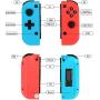Winkeyes Nintendo Switch Joy-Con Controller Mini Switch Controller Joy Con (L/R) Wireless Pro Game Controller Gamepad Joypad Joystick Compatible with Nintendo Switch, Blue and Red Color