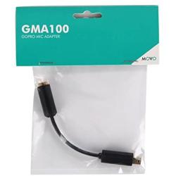 Movo GMA100 3.5mm Female Microphone Adapter Cable to fit the GoPro HERO3, HERO3+ and HERO4 Black, White or Silver Editions (NOT COMPATIBLE WITH OTHER VERSIONS)