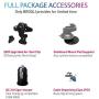 BROQLI Fast Wireless Car Charger Mount Kit, One Touch Automatic Clamping Qi Cell Phone 10W Power Charging Air Vent Dashboard Holder iPhone X/Xs Max/XR/8/8+,Galaxy S10/S10+/S9/S9+/S8/S8+ (HIMAN Black)