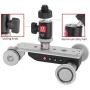 Smart Electric Camera Slider PPL-06S SLR Camera Eectric Mini Five Wheel Video Photography Track Guide for Canon Nikon Sony Digital SLR Camera and Smartphone
