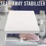 JJ CARE [8&quot x 8&quot] Tear Away Stabilizer for Embroidery Pack of 120 Sheets, Tearaway Machine Embroidery Stabilizers, Medium Weight 1.8 oz Fits 6x6 Hoops Mesh Embroidery Stabilizer