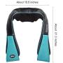 Shiatsu Back Shoulder & Neck Massager with Heat Deep Tissue 3D Kneading Pillow Massager for Relieving Muscle Pain - Blue