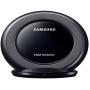Samsung Qi Certified Fast Charge Wireless Charging Pad + Stand - Supports wireless charging on Qi compatible smartphones - Black