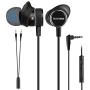 Innens 3.5 MM Wired Gaming Earphone, Noise Cancelling Stereo Bass Gaming in-Ear Earbuds with Mic and Volume Controls for iPhone, Smartphone, Nintendo Switch, PS4, Xbox One, iPad, PC (Black)