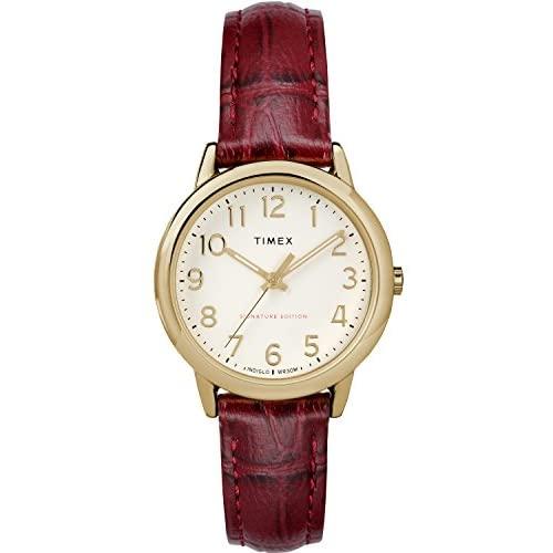Timex Womens Easy Reader Leather Strap 30mm Watch