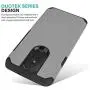 CasemartUSA Phone Case for [LG Journey LTE (L322DL)], [DuoTEK Series][Gray] Shockproof Defender Impact Resistant Cover for LG Journey LTE (Tracfone, Simple Mobile, Straight Talk, Total Wireless)