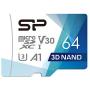 Silicon Power 64GB 3-Pack Superior Pro Micro SDXC UHS-I (U3), V30 4K A1,Nintendo Switch Compatible, High Speed MicroSD Card with Adapter