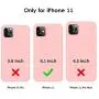 DTTO iPhone 11 Case, [Romance Series] Full Covered Shockproof Silicone Cover [Enhanced Camera and Screen Protection] with Honeycomb Grid Pattern Cushion for Apple iPhone 11 6.1” 2019, Crystal Pink