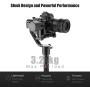 MOZA Air 3-Axis Handheld Gimbal Camera Stabilizer+Dual Handle Set For Mirrorless Cameras and most DSLRs,Sony A7SII,Panasonic GH5,Canon EOS 5D Mark IV,BMPCC,Support Cameras Weights between 1.1Lb-7Lb