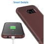 JETech Case for Samsung Galaxy S7 Protective Cover with Shock-Absorption and Carbon Fiber Design (Plum)