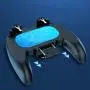 OUYAWEI H12 Mobile Gamepad ABS+Zinc Alloy with Semiconductor Cooling Shooting Game Artifact for Phones Without Battery Version