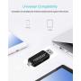 Micro USB OTG to USB 2.0 Adapter, SD/Micro SD Card Reader with Standard USB Male & Micro USB Male Connector for Smartphones/Tablets with OTG Function