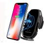 KMI CHOU Wireless Car Charger,10W Qi Fast Charging Auto-Clamping Car Mount, Phone Holder Compatible iPhone Xs Max/XR/X/8/8Plus Samsung S9/S8/Note 8