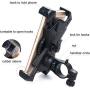 Amoner Bicycle Phone Mount, Anti Shake and Stable Cradle Clamp with 360° Rotation Bicycle Phone Mount/Bike Accessories/Bike Phone Holder for iPhone Android GPS Other Devices up to 6.5 inches