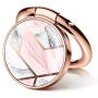 GVIEWIN Marble Cell Phone Ring Holder Finger Ring Stand, Kickstand Metal Grip Holder for Magnetic Car Mount Compatible with iPhone 11 Pro Max/X/XR/SE 2020 and Other Smartphones (Marble/Light Pink)