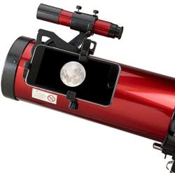 Carson Red Planet Series 45-100x114mm Newtonian Reflector Telescope with Universal Smartphone Digiscoping Adapter (RP-300SP)