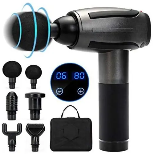 Tiction Muscle Massage Gun Deep Tissue Massager for Pain Relief, Professional Handheld Back Massager Percussion Massage Gun for Athletes Sports Enthusiasts Lovers Back Muscle Deep Relaxation Tiction Muscle Massage Gun Deep Tissue Massager for Pain Relief, Professional Handheld Back Massager Percussion Massage Gun for Athletes Sports Enthusiasts Lovers Back Muscle Deep Relaxation