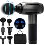 Tiction Muscle Massage Gun Deep Tissue Massager for Pain Relief, Professional Handheld Back Massager Percussion Massage Gun for Athletes Sports Enthusiasts Lovers Back Muscle Deep Relaxation