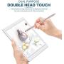 Stylus Pen for Touch Screens, XIRON Rechargeable 1.5 mm Fine Point Active Stylus Pen Smart Digital Pencil Compatible with iPad iPhone and Most Tablets High Precise Pencil with Glove