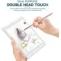 Stylus Pen for Touch Screens, XIRON Rechargeable 1.5 mm Fine Point Active Stylus Pen Smart Digital Pencil Compatible with iPad iPhone and Most Tablets High Precise Pencil with Glove