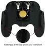 Mobile Game Controller for PUBG Gamepad with Cooling Fan L1 R1 Aim Fire Joystick Gaming Triggers for iPhone iOS Android Supports Fortnite/Rules of Survival (Black)