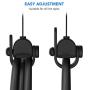[Pro Version] KIWI design VR Cable Management, Retractable Ceiling Pulley System for HTC Vive/HTC Vive Pro/Oculus Rift S/PS VR/Microsoft MR/Samsung Odyssey VR Accessories (Black, 3 Pack)