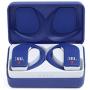 JBL ENDURANCE PEAK - True Wireless Earbuds, bluetooth sport headphones with microphone, Waterproof, up to 28 hours battery, charging case and quick charge, works with Android and Apple iOS (blue)