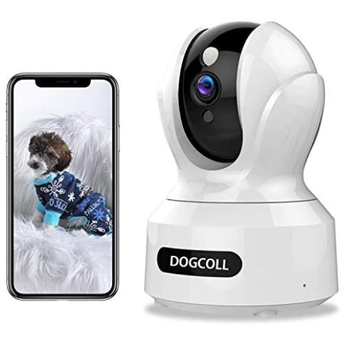 [New 2020]DOGCOOL FHD Pet Camera Dog Camera 360° WIFI Pet Monitor Indoor Home Cat Cam with Alexa,Sound Detection, Motion Tracking and Alert, Two-Way Audio,Pan/Tilt/Zoom Baby Monitor with Night Vision