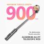 INNOLI Phone Selfie Stick Tripod,Bluetooth Wireless Remote Control Cell Phone Selfie Stick,Compact Small Extendable Selfie Stick Portable for iPhone Samsung and Other Universal Android Smart Phone