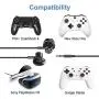 Geekria 3.5MM Gaming Earphones for Google Stadia, New Xbox One, PS4, Cellphones, PC, Laptop, Earbuds Wired Stereo Bass in-Ear HiFi Stereo Headphones with Microphone and Volume-Control (Black)