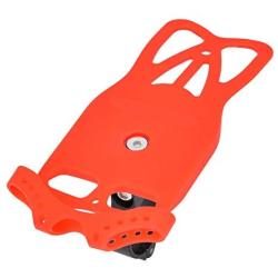 Enrilior GUB P8 Bicycle Silicone Mobile Phone Holder Cellphone Bracket Support for Motorcycle(Red)