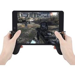 Pomya Game Handle for Ipad R9 Gaming Hand-Grip PC Zinc Alloy Injection Molding Gamepad Shooter for Ipad R9,Various Sizes of Mobile Phones