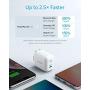 USB C Charger, Anker 30W PIQ 3.0 Fast Charger Adapter, Anker PowerPort III Mini Compact Type-C Charger, for iPhone 11/11 Pro/Max/XR/XS/X / 8, iPad Pro, MacBook, Galaxy, Pixel, and More