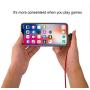 Lightning Cable iPhone Charger - Ultra-Durable [Apple MFI Certified] iPhone Charging Cord with 30000 Bend Lifespan for Apple iPhone Xs Max/XS/XR/X, 8 7 6 6S 6 Plus, iPad, iPod (5 Pack-Black Red)