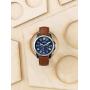 Fossil Mens Grant Stainless Steel Chronograph Quartz Watch