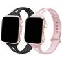 YAXIN Compatible with Apple Watch Band 44mm 42mm 40mm 38mm for Women, Breathable Soft Silicone Sport Band Replacement Compatible for Apple Watch iWatch Series 5, Series 4, Series 3, Series 2, Series 1 YAXIN Compatible with Apple Watch Band 44mm 42mm 40mm 38mm for Women, Breathable Soft Silicone Sport Band Replacement Compatible for Apple Watch iWatch Series 5, Series 4, Series 3, Series 2, Series 1