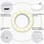 Meifigno Selfie Ring Light [3 Light Modes] [Rechargeable], Clip on Phone Camera LED Light, Adjustable Brightness Selfie Circle Light for iPhone X Xr Xs 7 8 Plus 11 12 Pro Max Android iPad Laptop