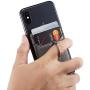 Card Holder for Back of Phone, Cell Phone Credit Wallet with Ring Pocket Stick on iPhone