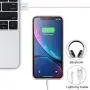Battery Case for iPhone XR, Newest [6800mAh] Portable Charging Case Rechargeable Extended Battery Pack for iPhone XR Backup Battery Portective Charger Case(6.1 inch) - Rose Gold
