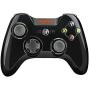 Wireless Bluetooth Gamepad PXN 6603 | Four - Axis Positioning Technology Gaming Controller | Pressure Sensitive Buttons with Phone Holder for Apple Tv, iPhone, iPad (Black)