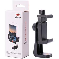 Ulanzi Phone Tripod Adapter Mount, Adjustable Cell Phone Holder, Universal Smartphone Clamp, Vertical Horizontal Bracket for iPhone 11 Pro Max XS Max X 8 Plus Samsung Google OnePlus Ring Light Selfie