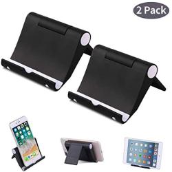 Elimoons Phone Stand, 2 Pack Multi-Angle Cell Phone Stand Tablet Stand Universal Smartphones for Holder Tablets(6-11"), e-Reader, Compatible Phone XS/XR/11/11pro/11pro max/10/10 max, Galaxy S10/S20