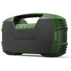 AOMAIS GO Bluetooth Speakers, 40H Playtime Outdoor Portable Speaker, 40W Stereo Sound Rich Bass, IPX7 Waterproof Bluetooth 5.0 Wireless Pairing,10000mAh Power Bank, for Party, Travel -Green[2020 New]